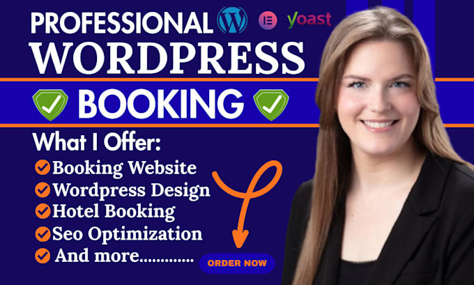 do wordpress booking website appointment booking and hotel booking website