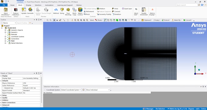 do cfd,fea simulation in ansys fluent