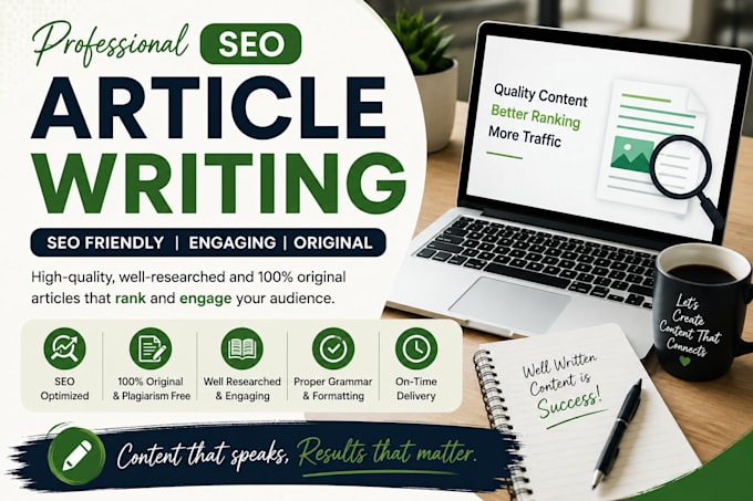 write high quality articles and blog posts