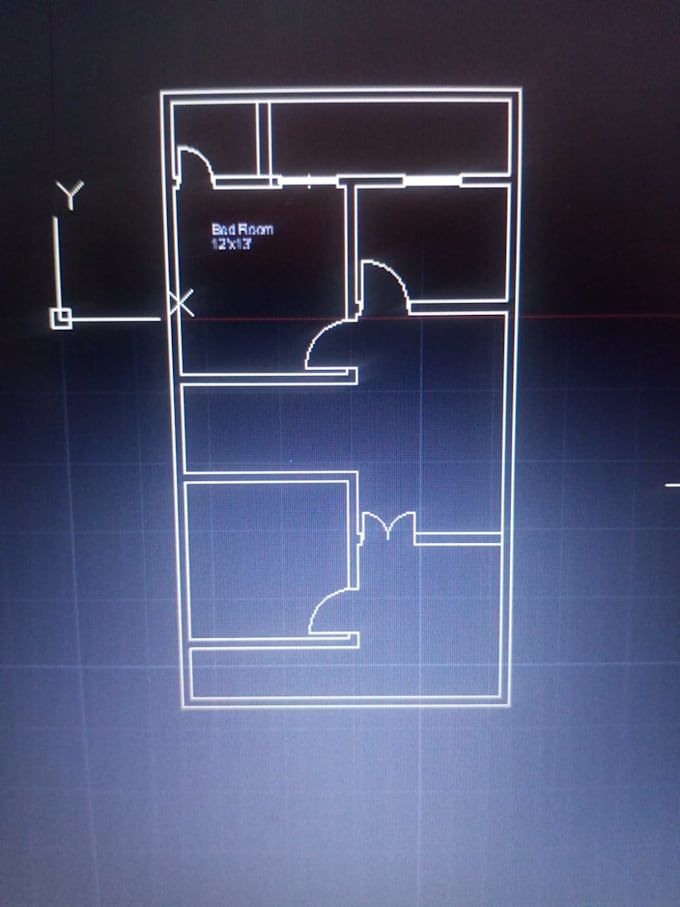 create professional autocad 2d floor plans and house drawing