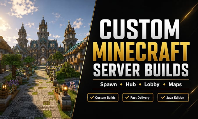 build custom minecraft server spawn hub lobby and maps