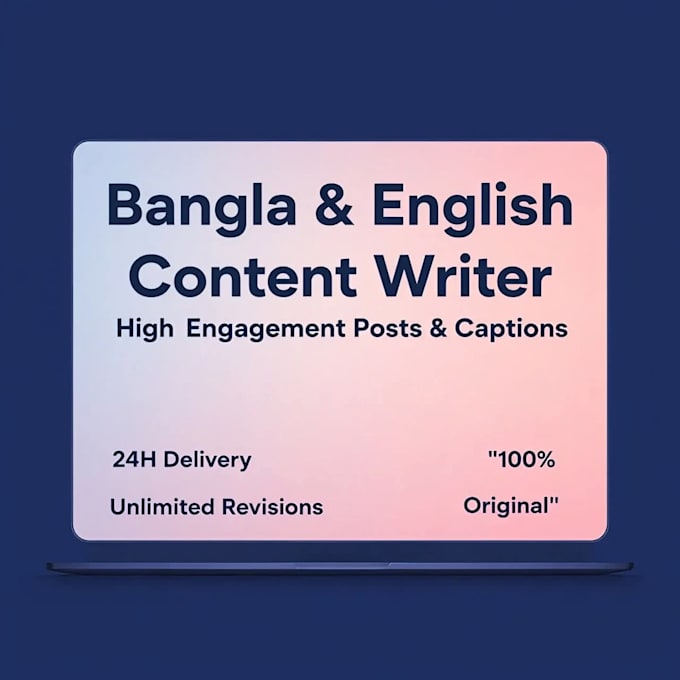 write engaging bangla facebook post for your business