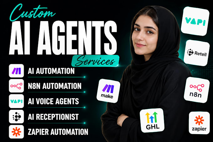 do ai agent, ai automation, ai voice agent, ai receptionist ghl zapier and n8n
