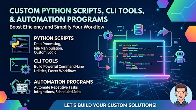 develop python scripts, automation tools, and networking utilities