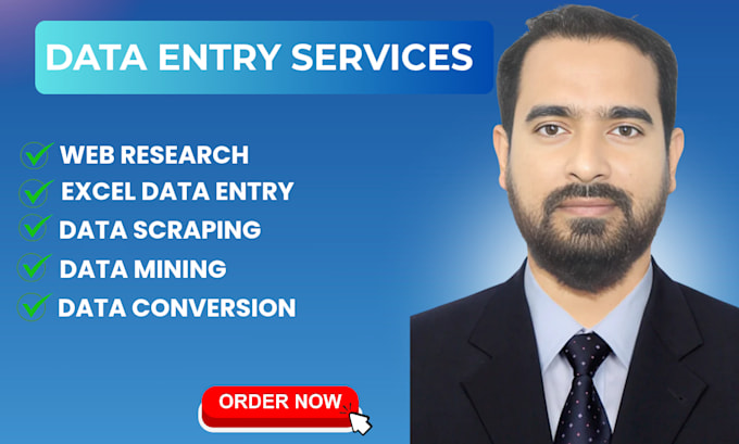 be your expert virtual assistant for data entry ms office