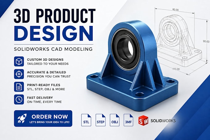 3d product design solidworks cad modeling product rendering industrial design