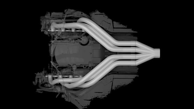 design welded header or turbo manifold with 3d scan