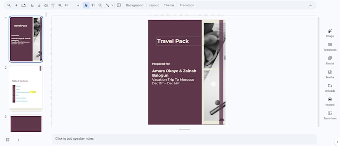 be your travel planner and concierge