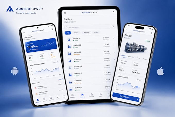 build an industrial operations and maintenance mobile app