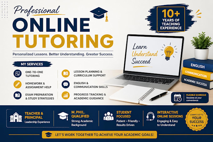 provide professional online tutoring