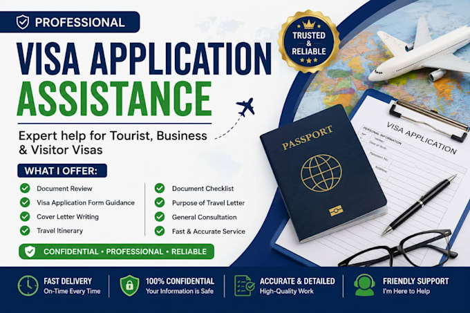 prepare professional visa application documents
