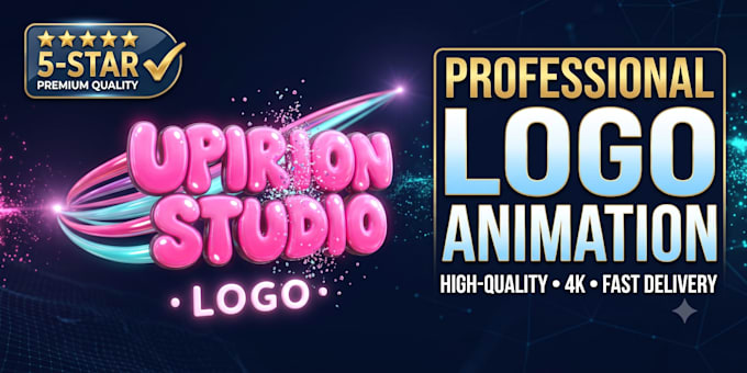 create a professional custom animation and logo reveal
