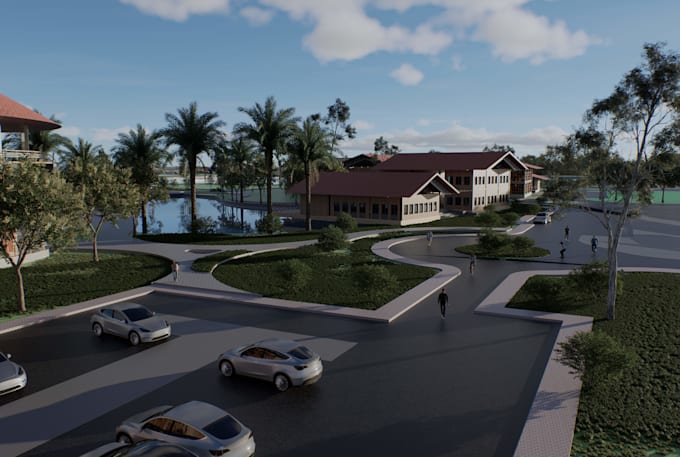 do 3d model and rendering