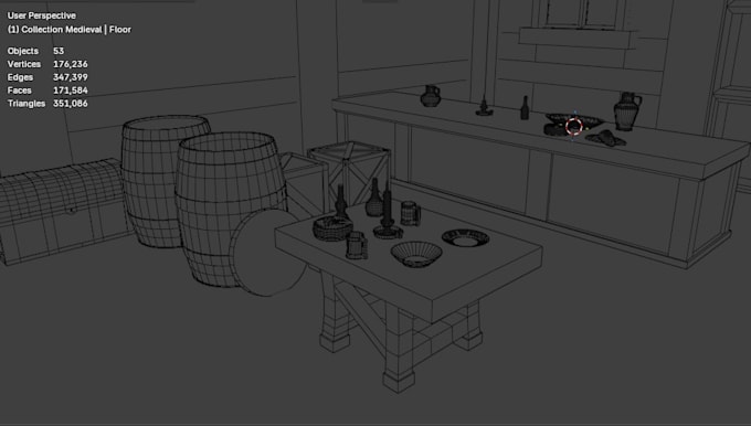 3d asset and hard surface