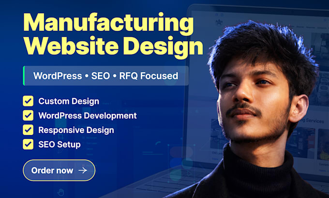 build a b2b manufacturing website with wordpress and SEO