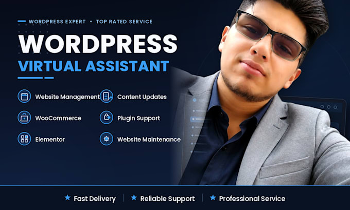 be your wordpress virtual assistant for website management