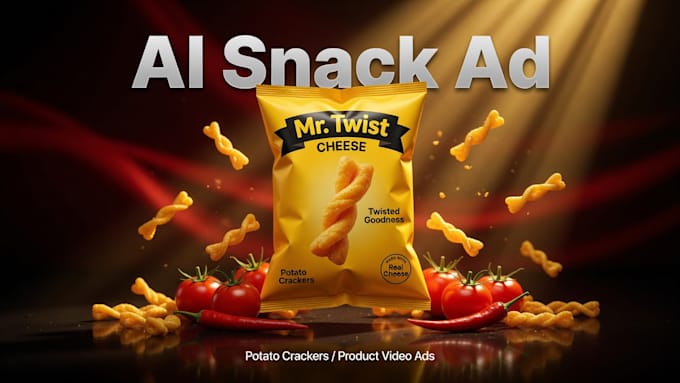create potato crackers ad video