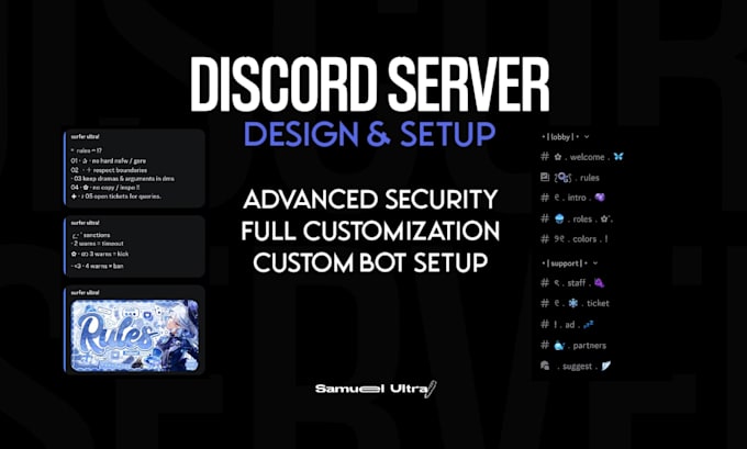 create or setup an awesome discord server for streaming and gaming