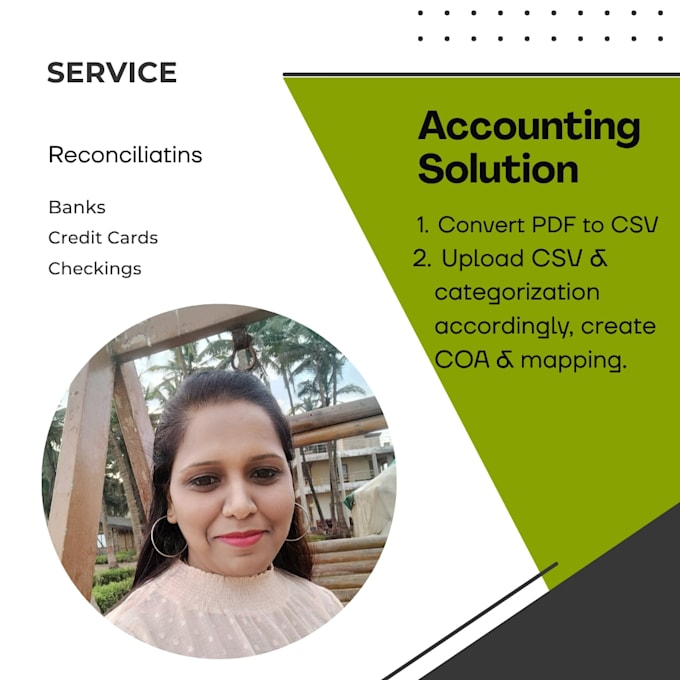 do accounting with monthly reconciliations