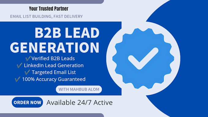 do b2b lead generation and web research