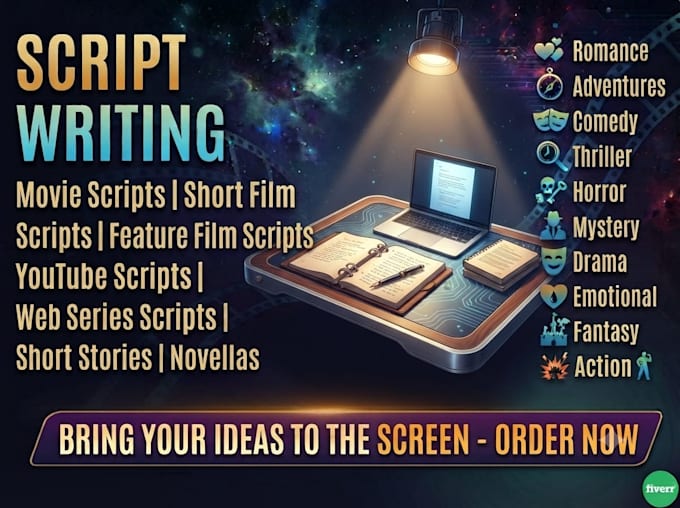 write professional scripts with powerful storytelling