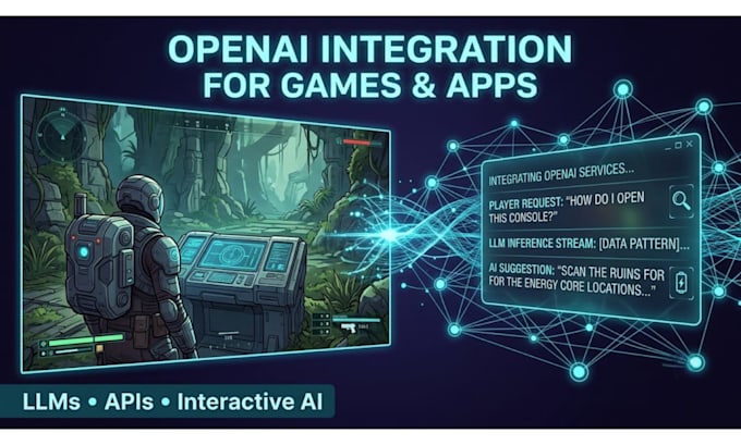 integrate openai and ai features into games and interactive apps