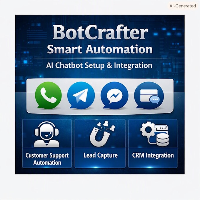 ai chatbot setup  botcrafter automation