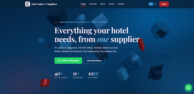 build a fully custom coded website in any design you want