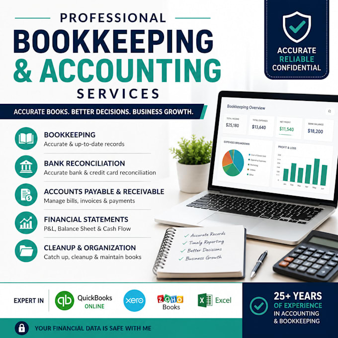 provide accounting and booking services