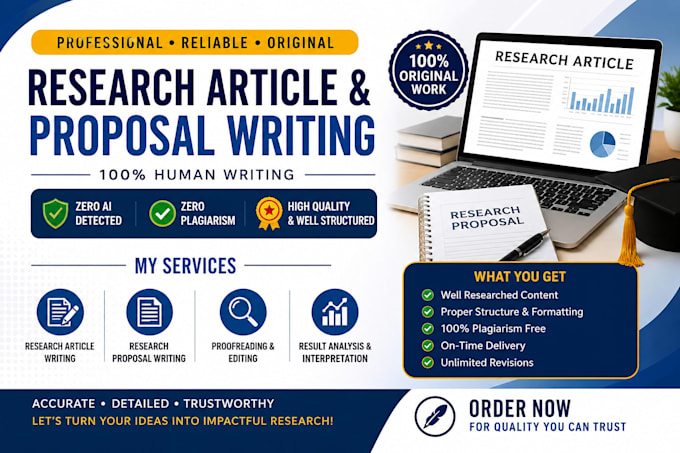 write and proofread research article with result analysis