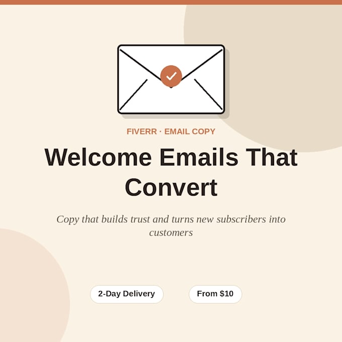 write a welcome email that builds trust and drives sales