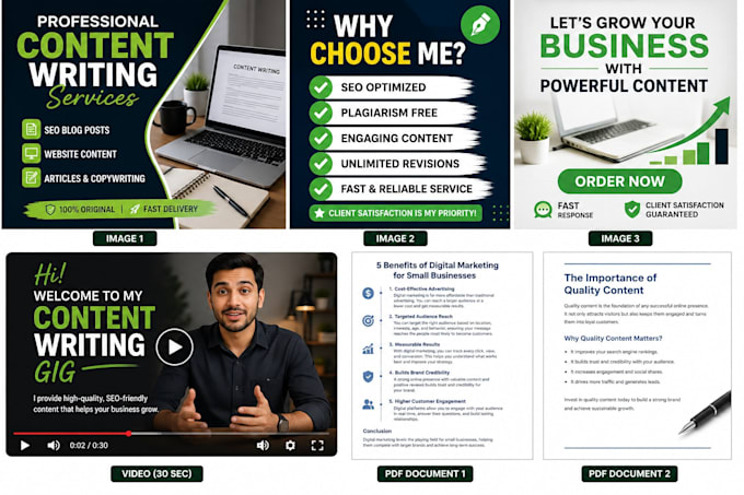 write SEO blog posts, articles, and website content