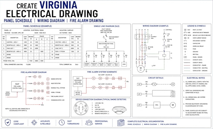 create virginia electrical drawing panel schedule wiring diagram fire alarm