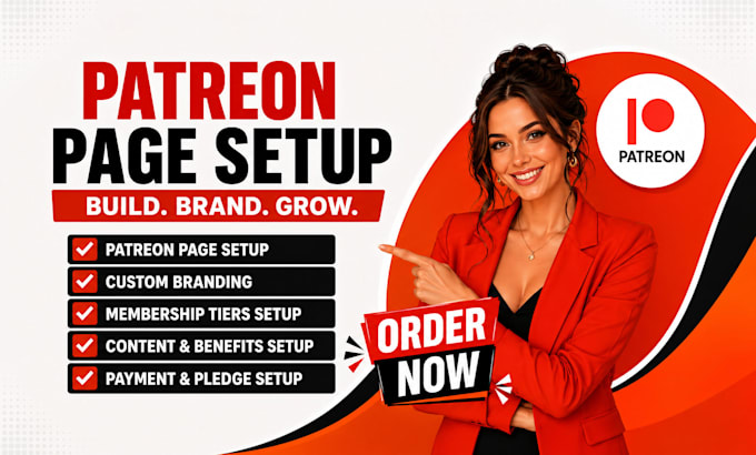 do high converting patreon profile and page setup for creators ready to convert