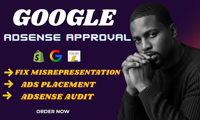 approve google adsense and fix merchant center misrepresentation
