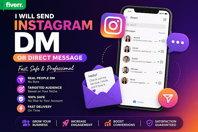 send instagram dm or direct message services