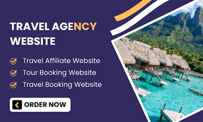 build wordpress travel agency, tour and vacation website