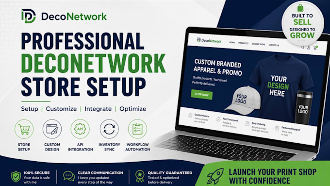 set up and customize your deconetwork store with API integration
