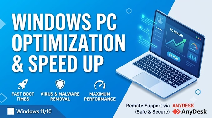 speed up, optimize and tune up your slow windows PC