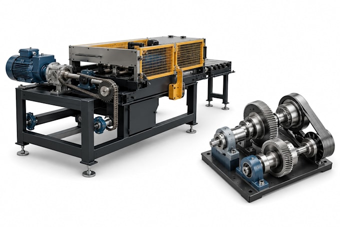 do solidworks machine design mechanical engineering custom machinery cad dfm