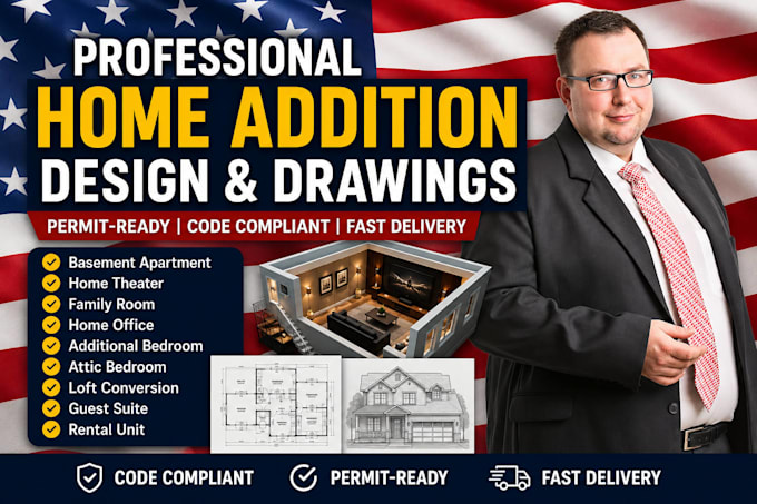 create basement finishing and attic conversion permit drawings