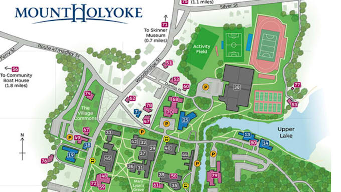 design campus map, university map, school map, wayfinding map, 2d 3d map