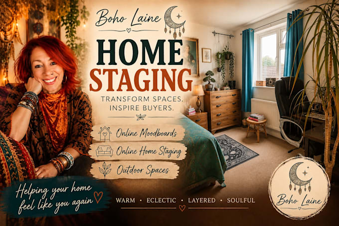 create an online home staging plan