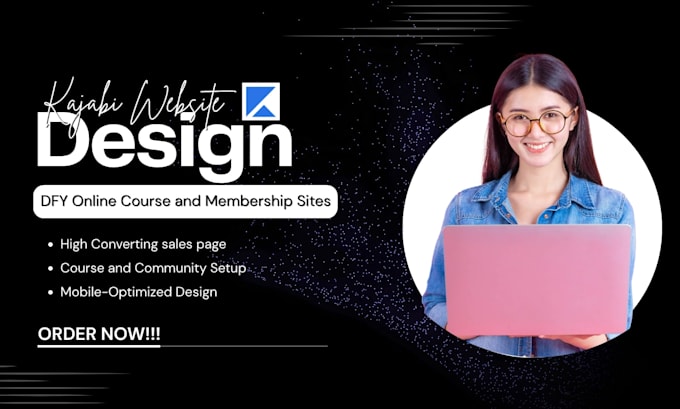 create high converting kajabi online course membership site and coaching program