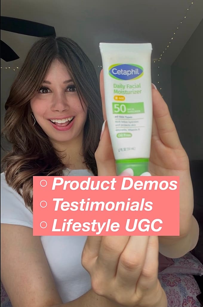 be your female ugc content creator