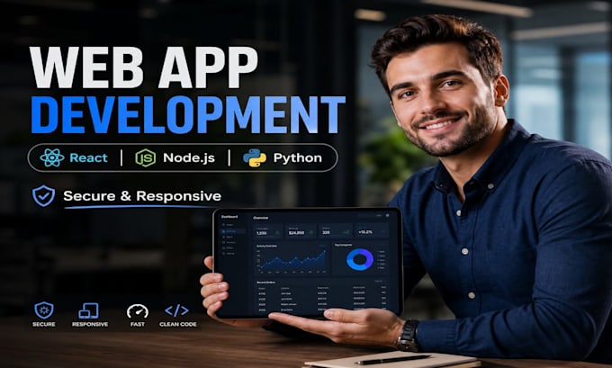 build custom full stack website development and web app