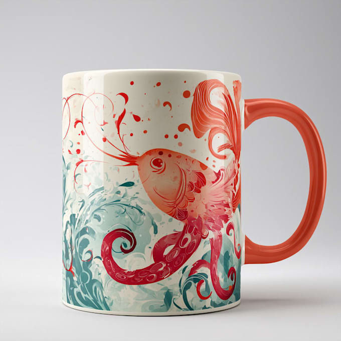 draw coffee mug design