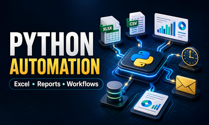 automate excel reports and repetitive tasks using python