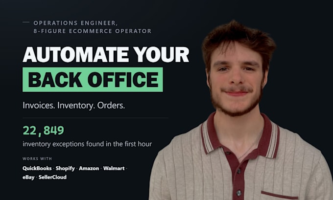 automate your ecommerce bookkeeping, inventory, and order tasks