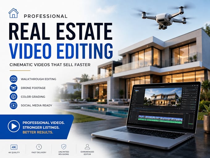edit real estate video walkthrough for property listing